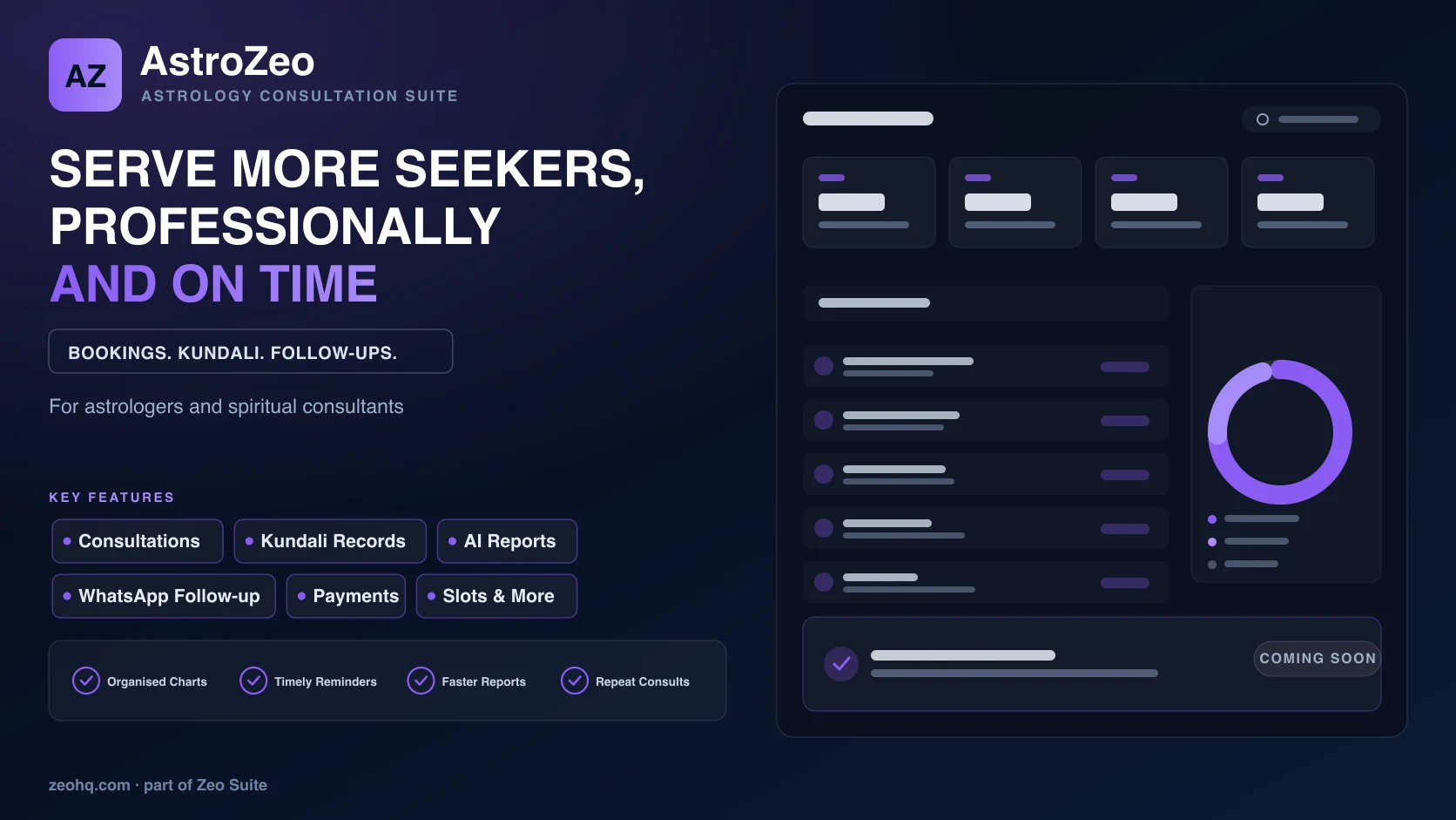astrozeo dashboard preview
