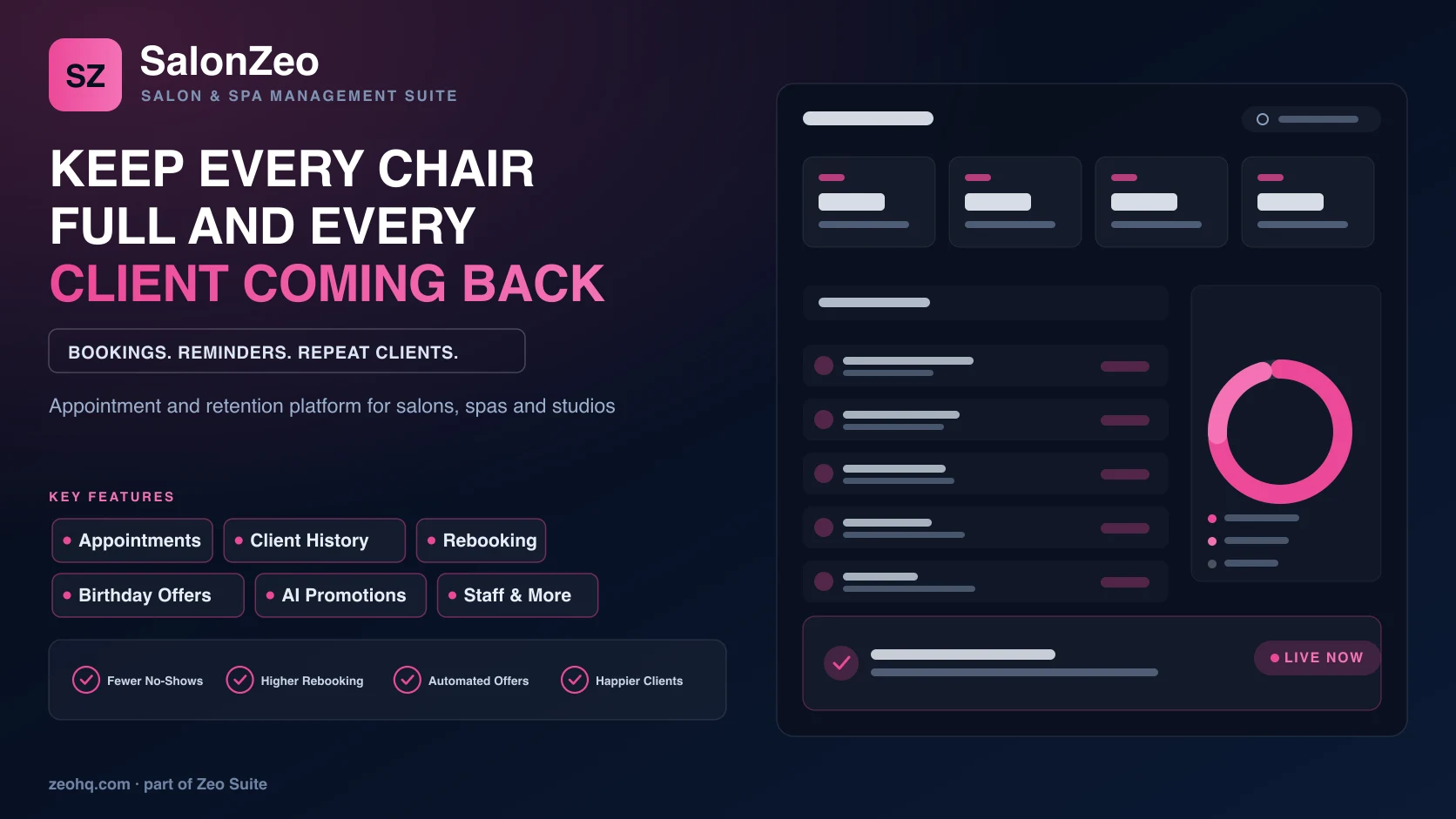 salonzeo dashboard preview